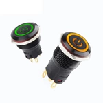 Drucktastenschalter aus oxidiertem schwarzem Metall der Serie WD-A