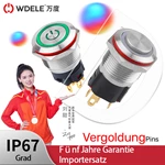 Metall-Drucktastenschalter der Serie WD-A