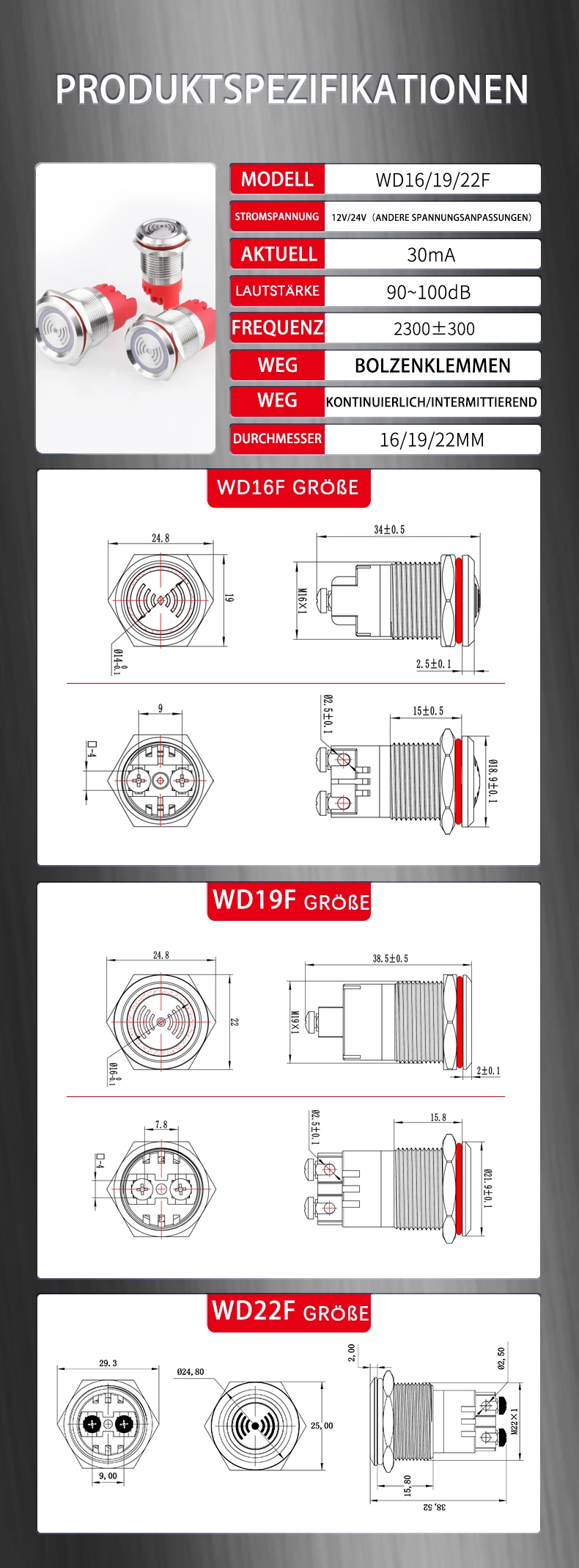 WD-F Metallsummer-Serie