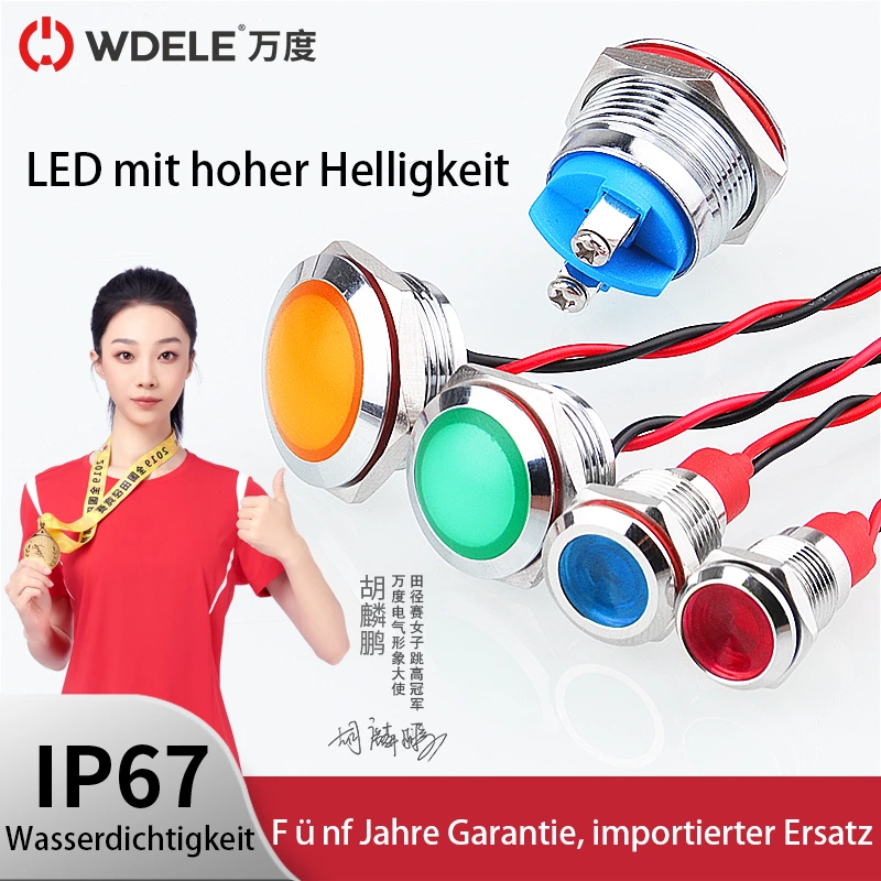 Metall-Signalleuchten der Serie WD-L